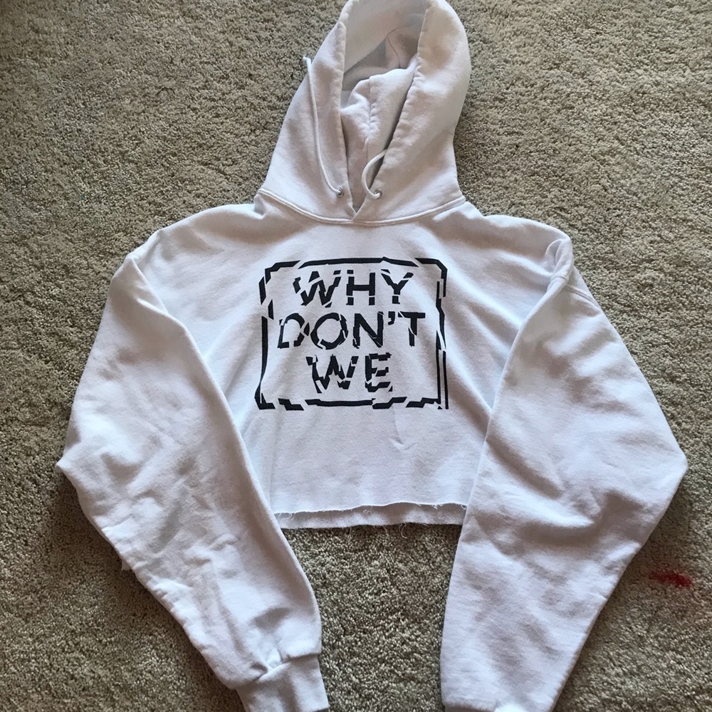 Why Don’t We cropped hoodie
